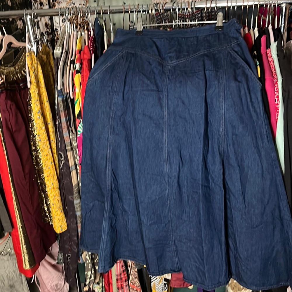 Vintage Denim Skirt